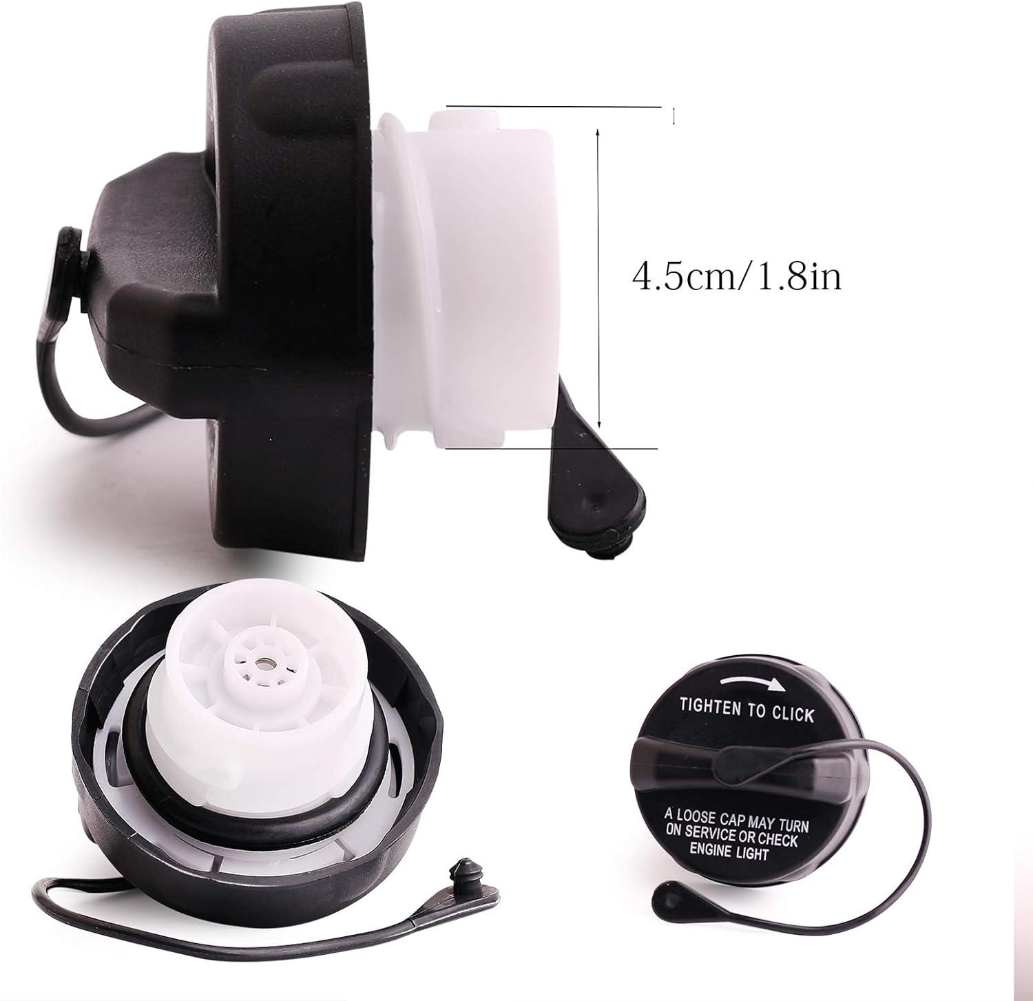 Tapa del depósito de combustible compatible con CHRYSLERDODGEFIATJEEPMITSUBISHIPLYMOUTHRAM,52030387AB52100552AD52100552AE52100552AE52100552AG