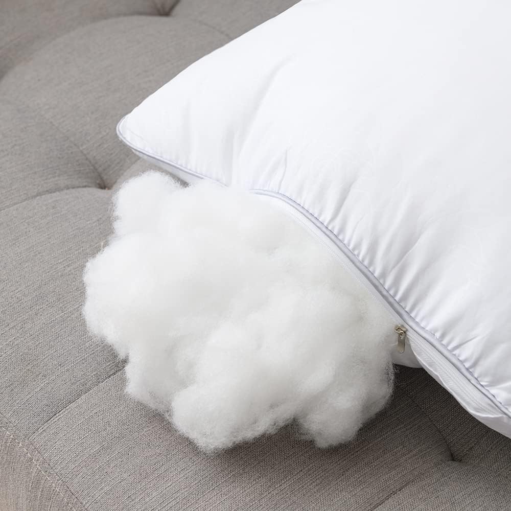 Comvi – Almohadas decorativas para sofá, color gris oscuro, rellenos y fundas (2 almohadas + 2 fundas de almohada), almohadas de terciopelo para