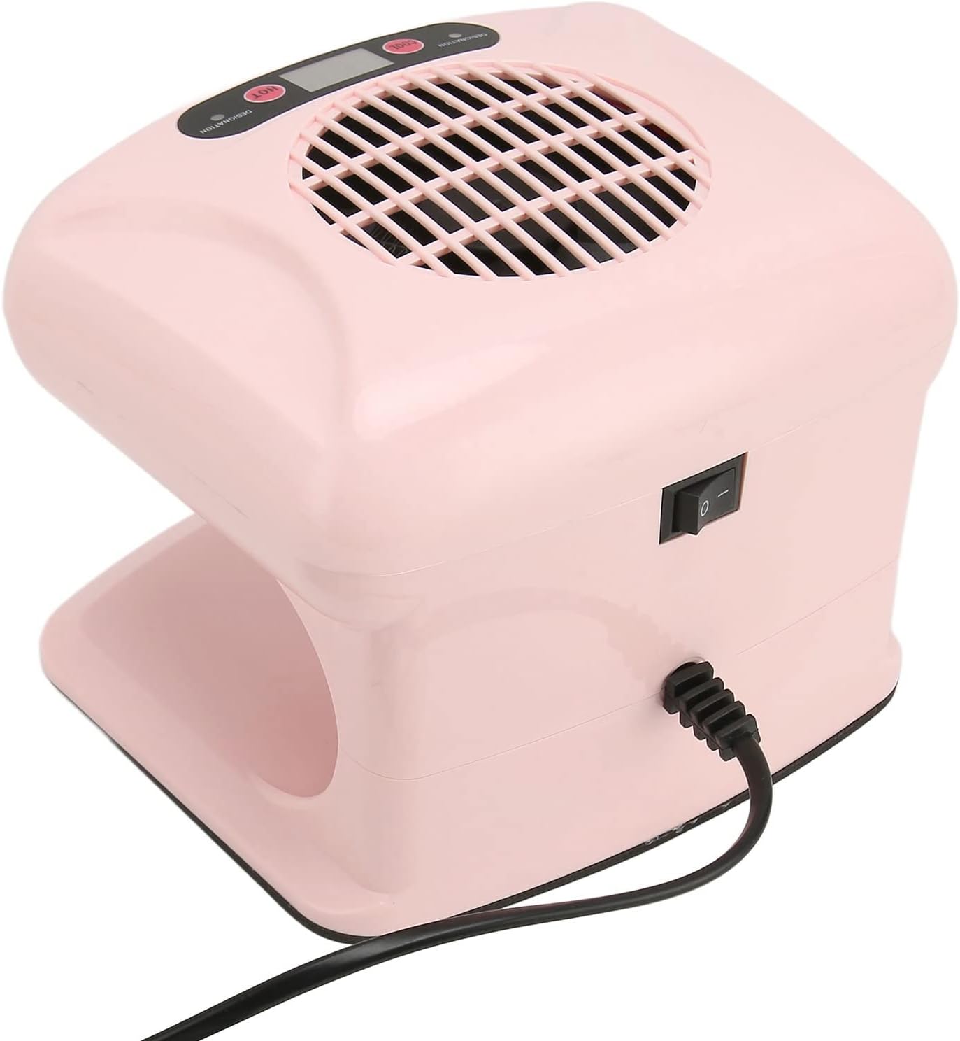 Secador de uñas de aire, ventilador de secado portátil para esmalte de uñas regular, sensor automático infrarrojo cálido y fresco, 300 W de alta