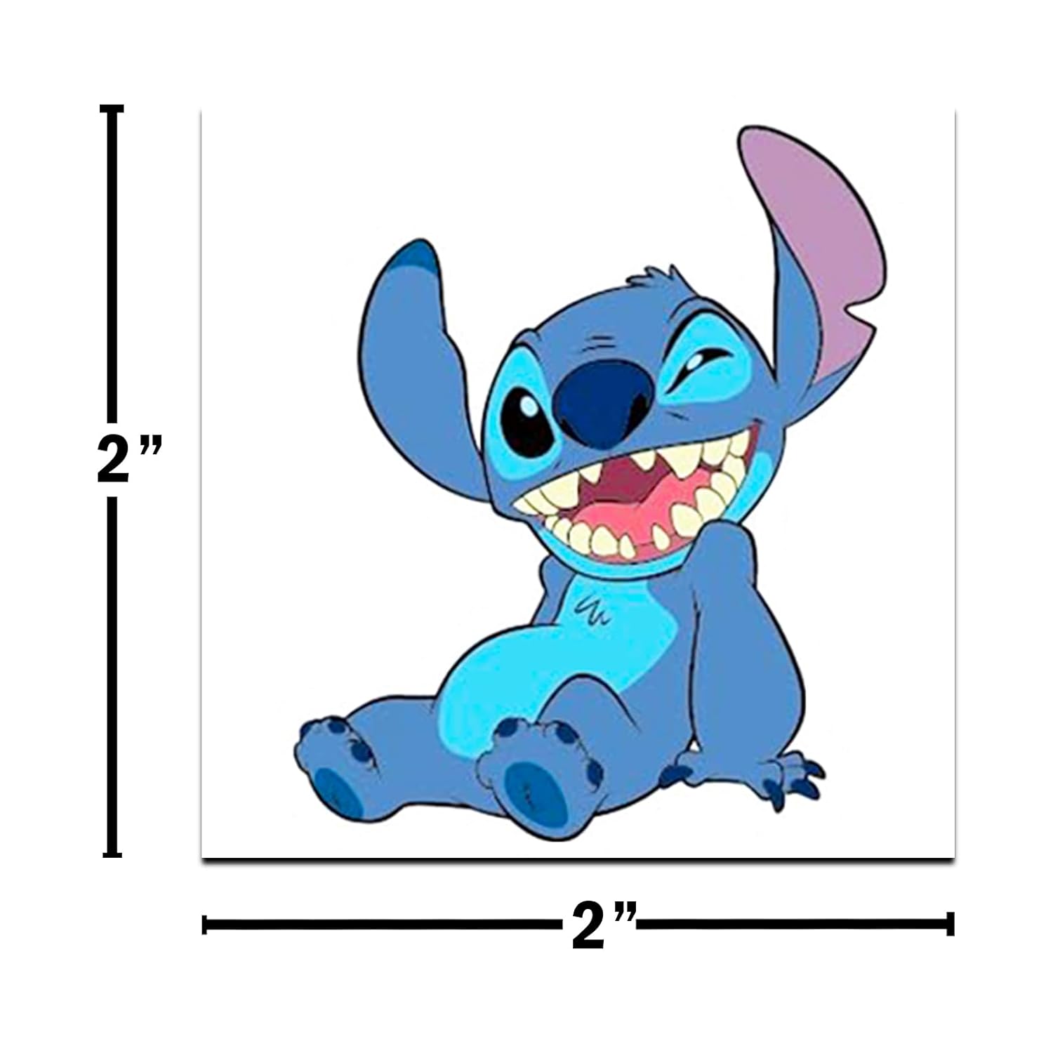 Disney Lilo and Stitch Tattoos – Paquete de recuerdos de fiesta  72 tatuajes temporales perforados individuales de 2 x 2 pulgadas Lilo y Stitch para