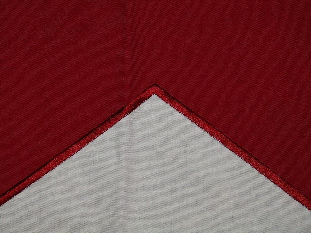 Premium 3×5 Embroidered Georgia Secession Red 100% Cotton Flag 3’x5′ clips