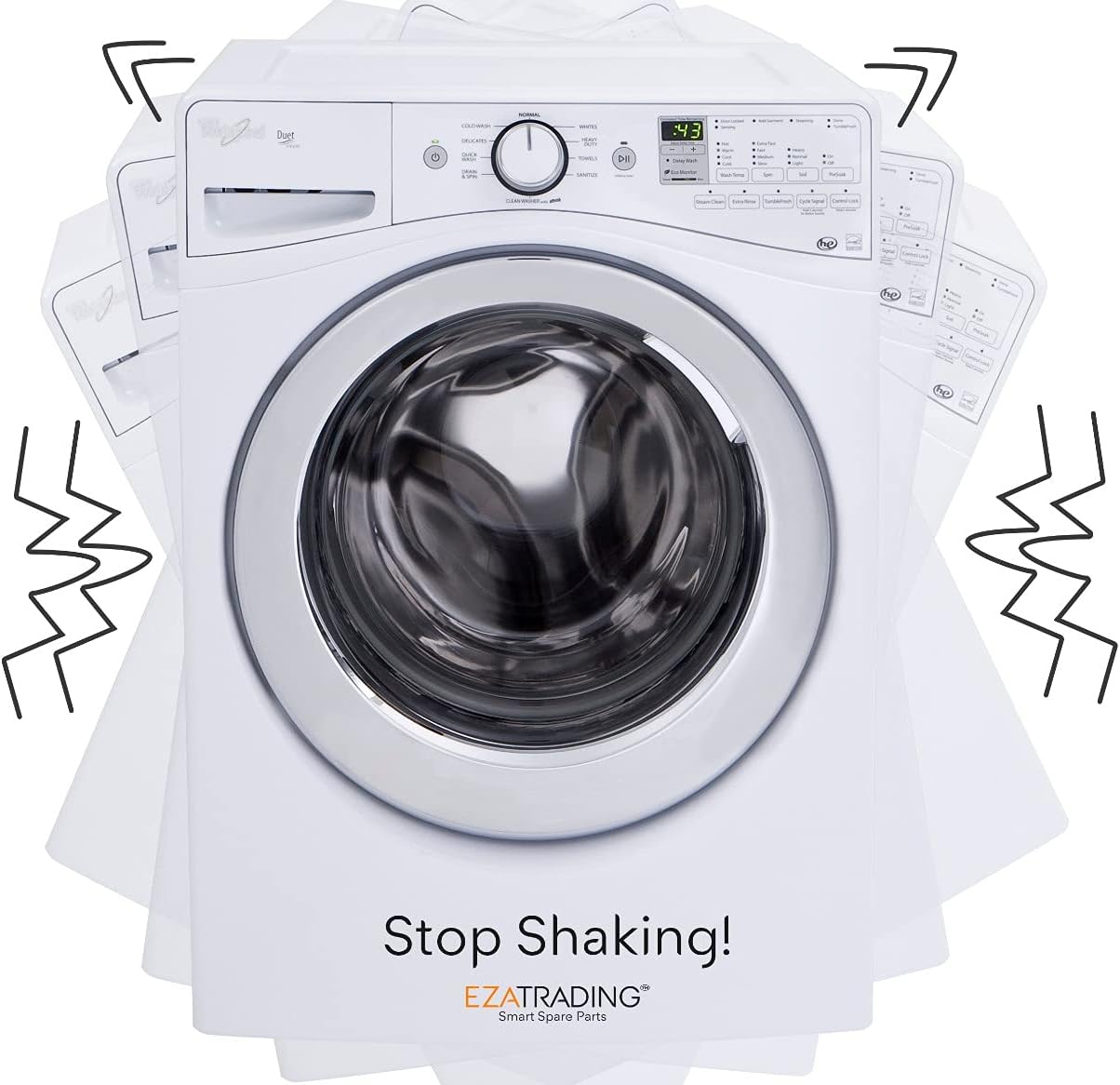 5304485917 131268200 Reemplazo del amortiguador para arandelas Frigidaire – Paquete de 2