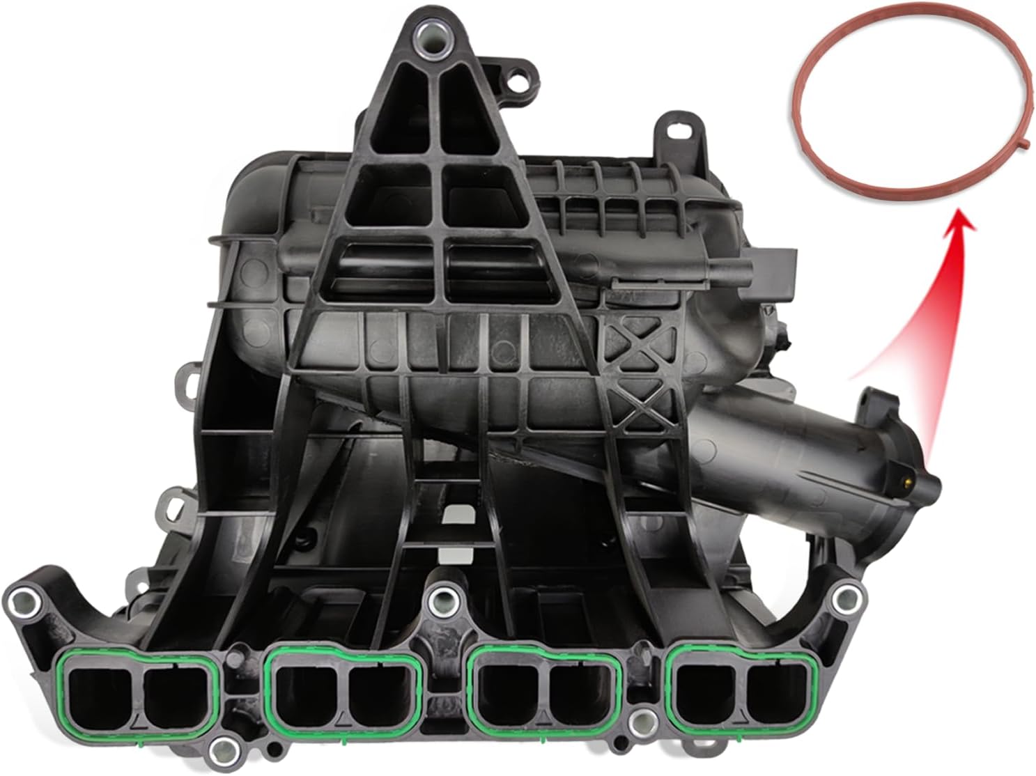 Colector de admisión con junta compatible con Mazda CX-5 CX-3 2014-2018 Mazda 3BM 2.0L OE# PE11-13-100B PE111313100B