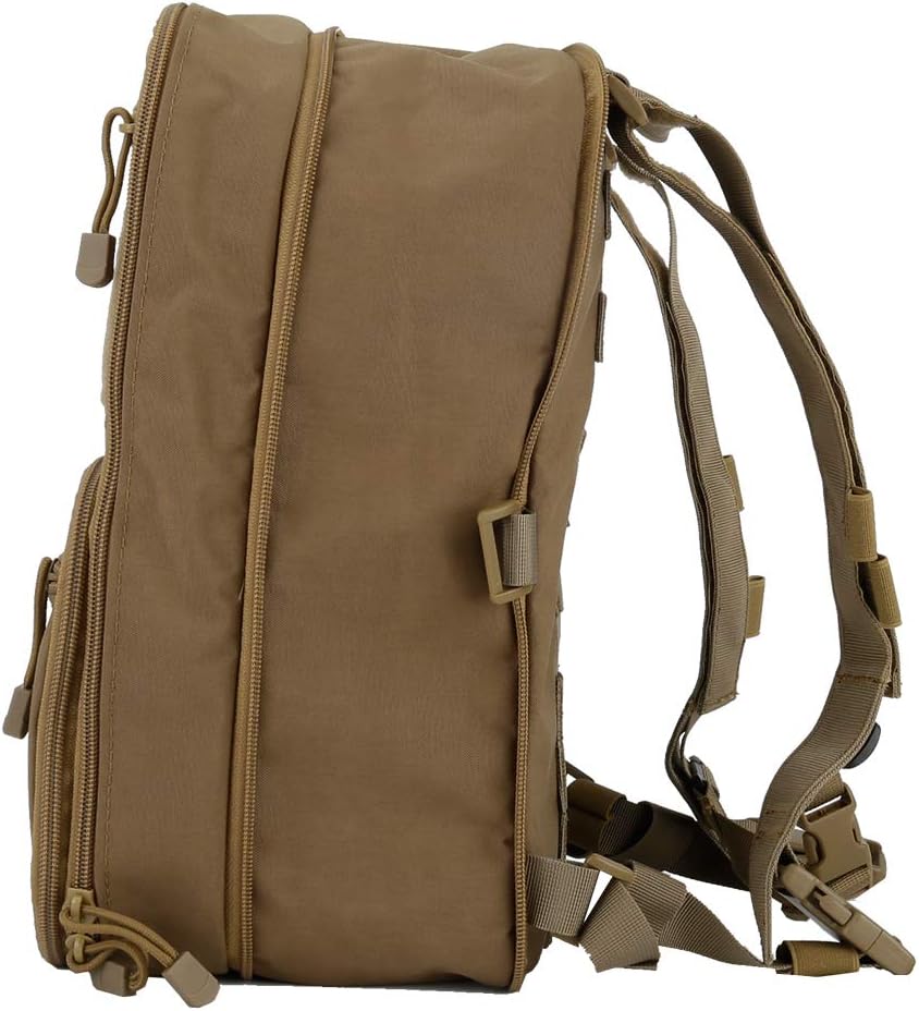 Mochila táctica, mochilas militares MOLLE para hombres, al aire libre, caza, camping, airsoft, expansible (Multicam), T, Viajar