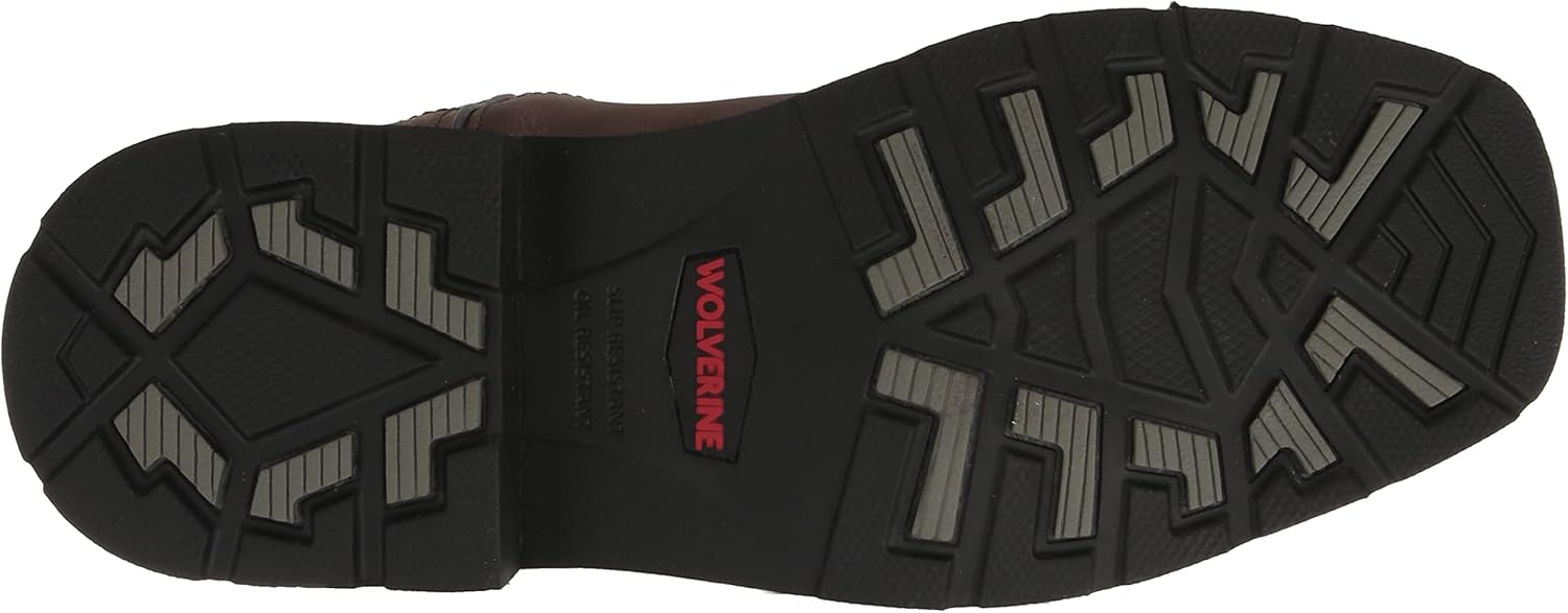 Wolverine Zapatos Wellington de trabajo impermeables con punta de acero para hombre