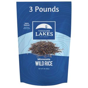 Thousand Lakes Arroz silvestre cultivado en Minnesota – 3 libras (48 onzas) – Bolsa a granel Arroz 100% salvaje Todo natural Thousand Lakes Arroz silvestre cultivado en Minnesota – 3 libras (48 onzas) – Bolsa a granel Arroz 100% salvaje Todo natural