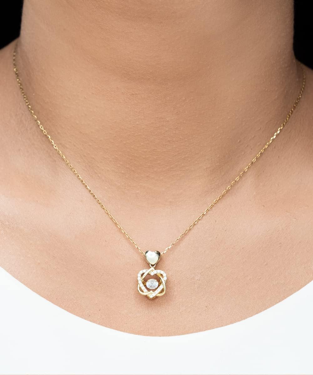 Cadena de oro para esposa con mensaje personalizado, regalo de aniversario de boda o Navidad, pendiente para mujer