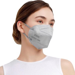 Cubrebocas KN95 desechables transpirables de 5 capas, protección contra el polvo, color gris, 20 unidades Cubrebocas KN95 desechables transpirables de 5 capas, protección contra el polvo, color gris, 20 unidades