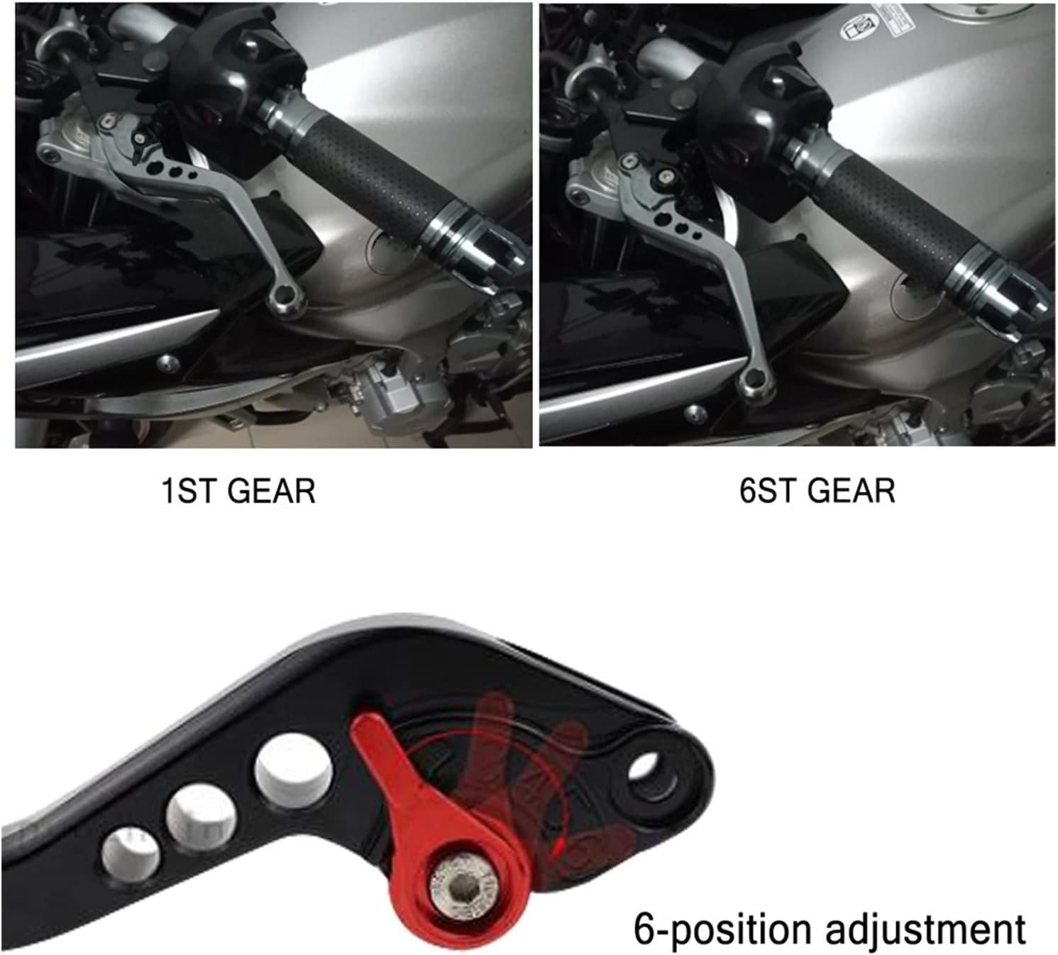 Palanca de embrague para motocicleta, manijas ajustables para motocicleta, palancas de embrague de freno corto para Yamaha XT660 XT660R XT660X