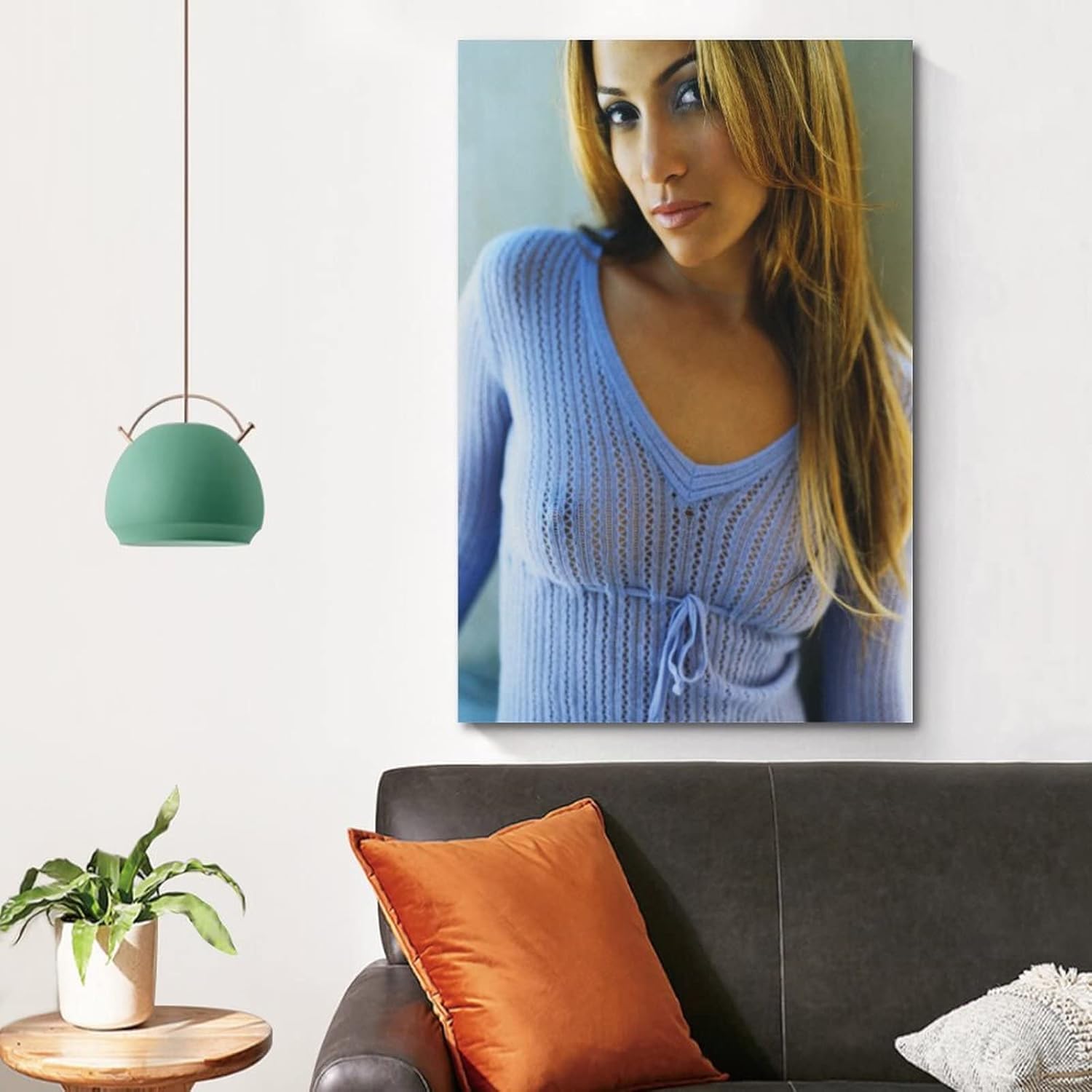 GSANEI Jennifer Lopez – Póster decorativo para pared, sala de estar, dormitorio, 24 x 36 pulgadas (23.6 x 35.4 in)