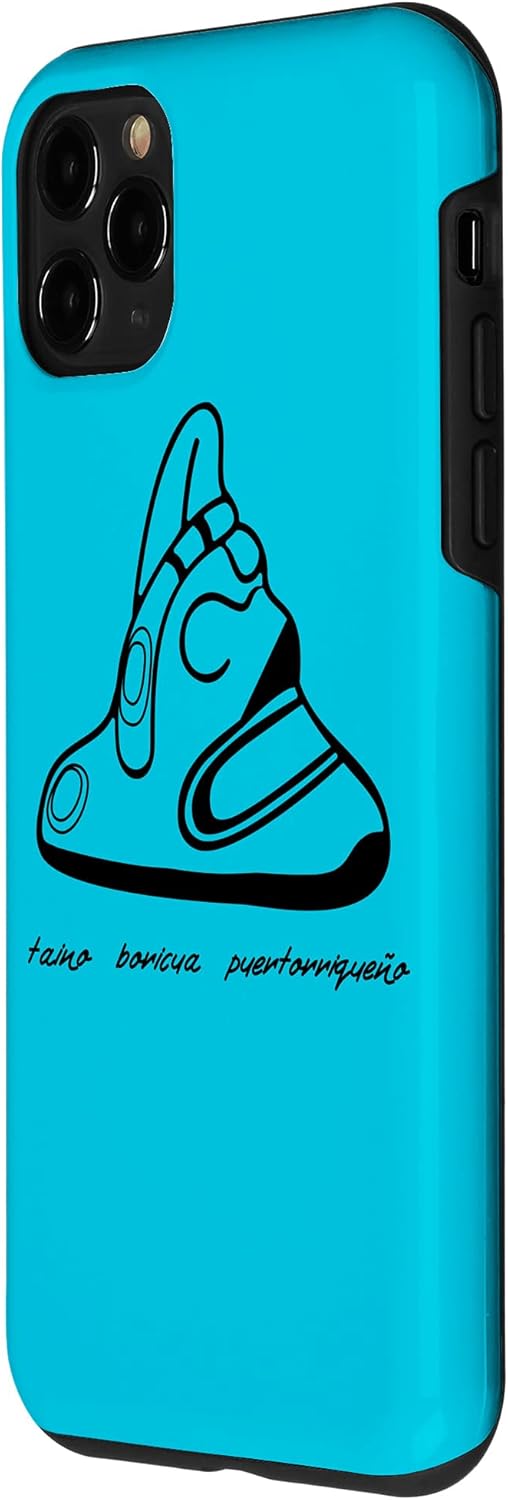 Funda para iPhone 11 Pro Puerto Rico Boricua Pride Indios Tainos Sun Coqui Cacique