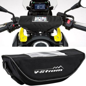 WWB Para V-strom 250 V-Strom 1000 V-Strom 650 V strom accesorio de la motocicleta impermeable y a prueba de polvo manillar bolsa de almacenamiento WWB Para V-strom 250 V-Strom 1000 V-Strom 650 V strom accesorio de la motocicleta impermeable y a prueba de polvo manillar bolsa de almacenamiento