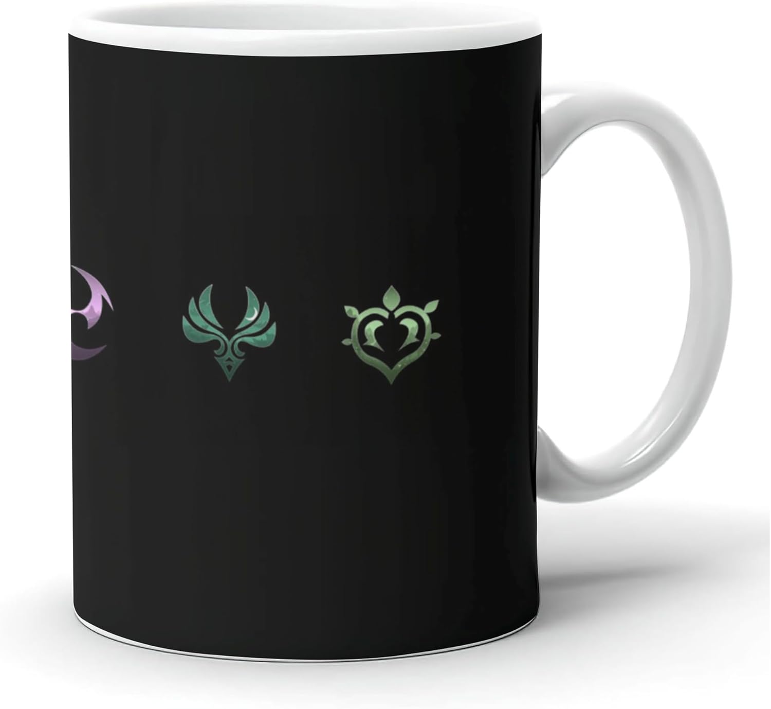 Genshin Gifts – Taza de café de cerámica blanca de impacto de 11 oz 15 onzas, collage clásico taza para té, café, café con leche o chocolate