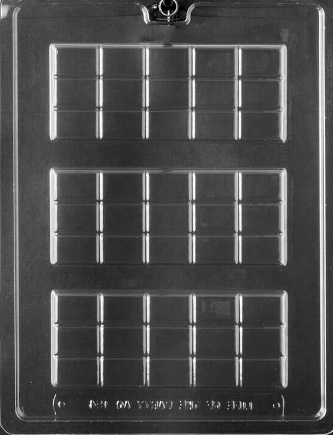Moldes de chocolate de 15 piezas Break Apart Bar Hershey – Moldes de galletas de plástico