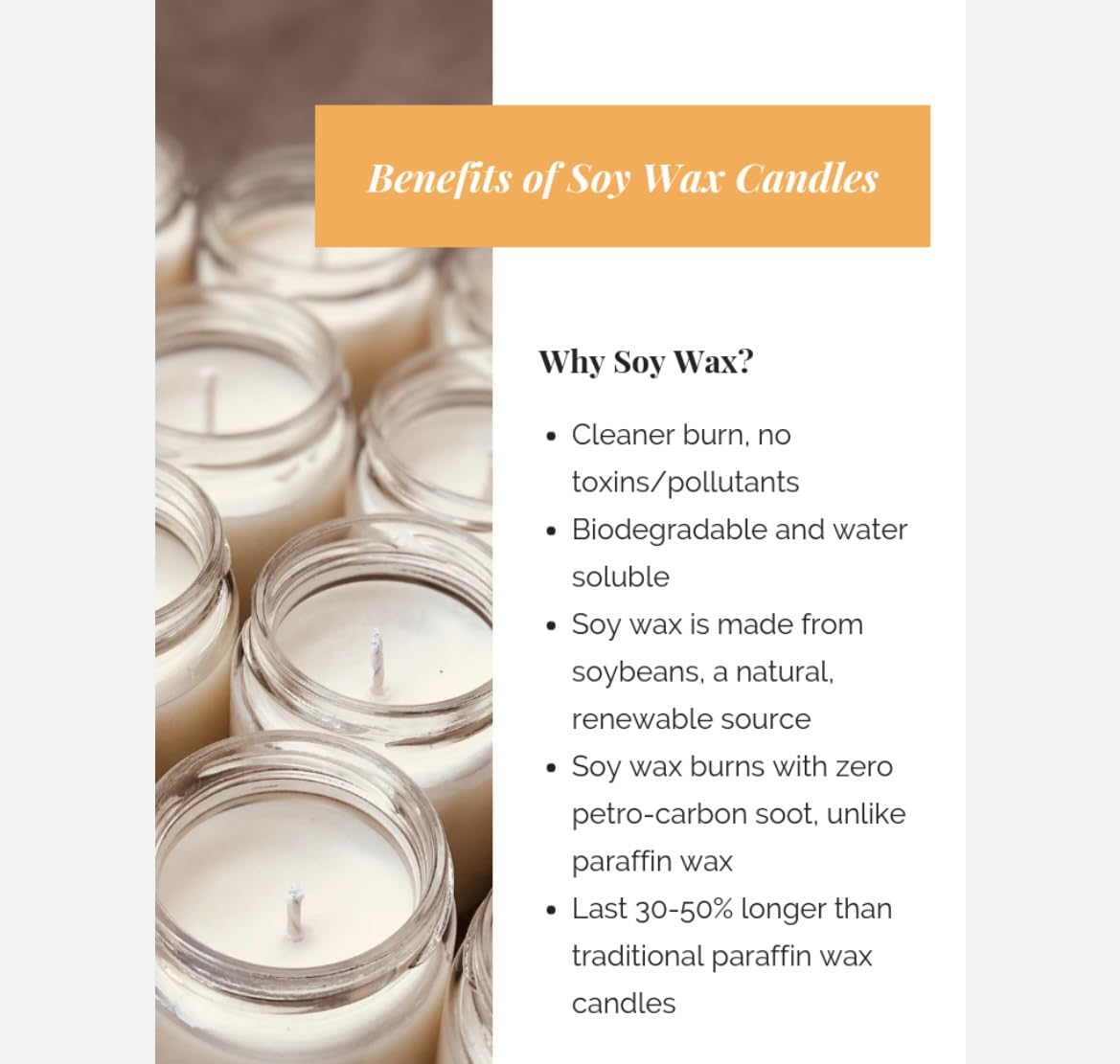 Vitara Candle Company Soy Natures Walk Banana Bread Hand-Poured Aromatherapy Candles Gifts for Women, Men, Ideas for Birthdays, Holidays, Relaxation