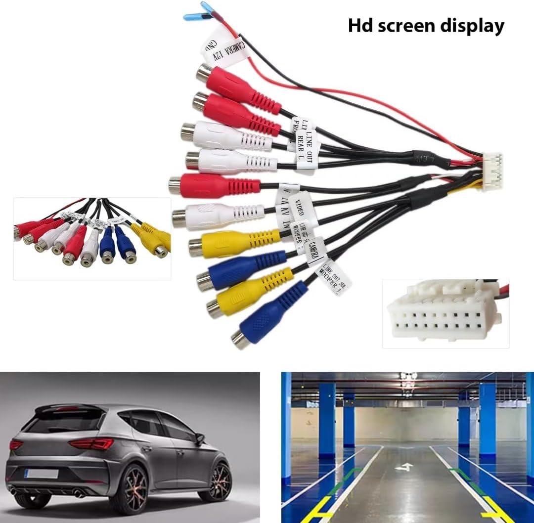 Accesorios de salida de entrada de video AV, alto rendimiento, duradero, piezas de repuesto reemplazan el preamplificador de conector premium de 18