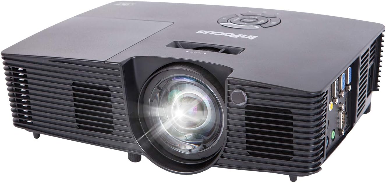 InFocus Proyector de presentación IN112XV, DLP SVGA 3600 lúmenes 3D Ready HDMI