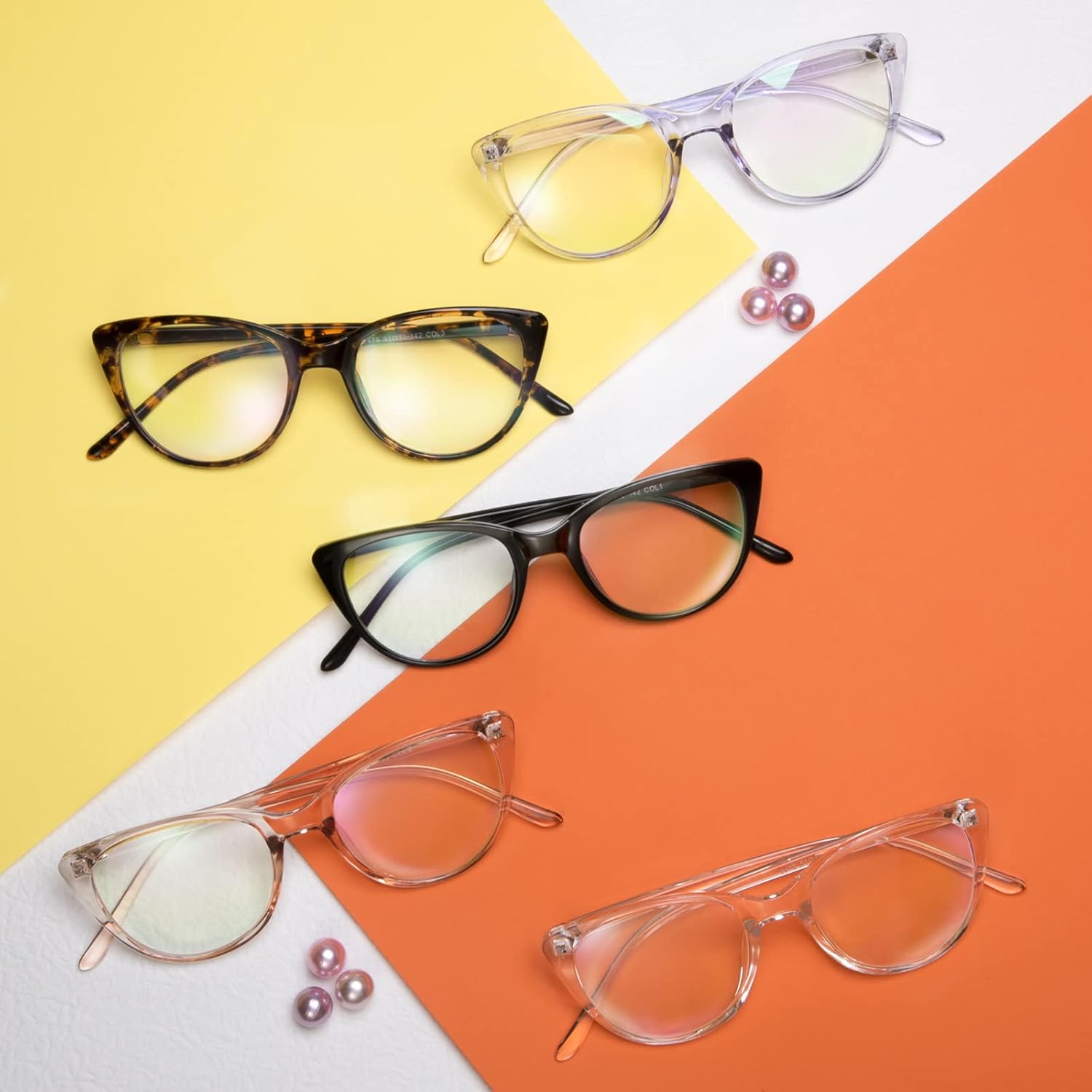 VISOONE Gafas de bloqueo de luz azul medianas con antirreflejos para mujeres de computadora