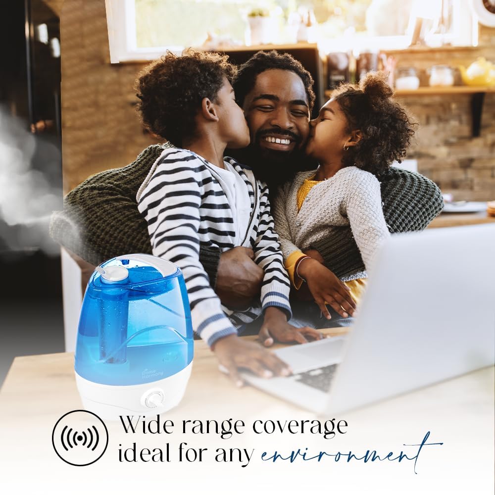 Humidificadores de niebla fría para dormitorio, humidificador de habitación grande de 3.5 L, humidificador personal con boquilla giratoria de 360