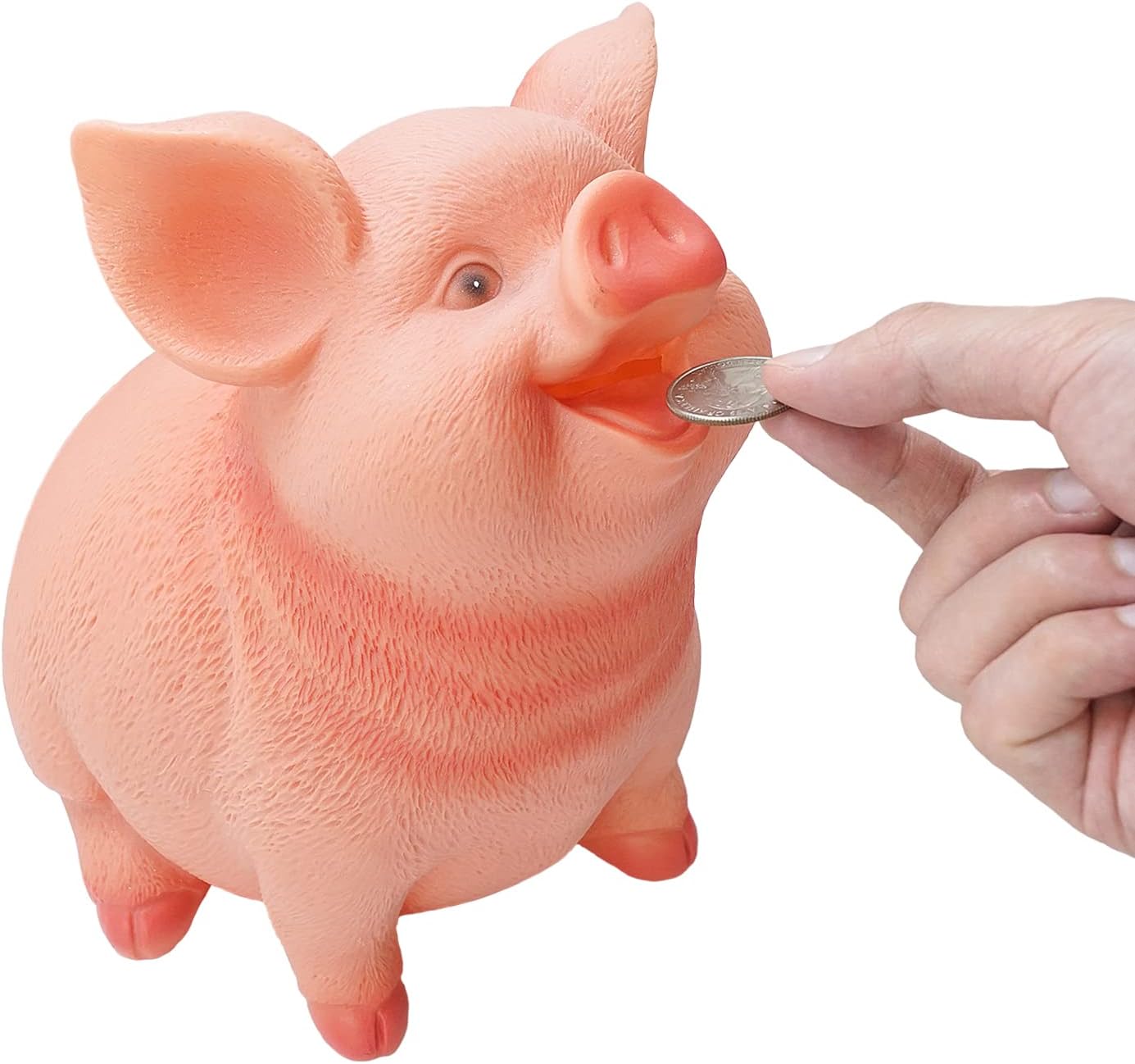 DreamsEden Hucha – Caja de ahorro de plástico irrompible (cerdo lindo)