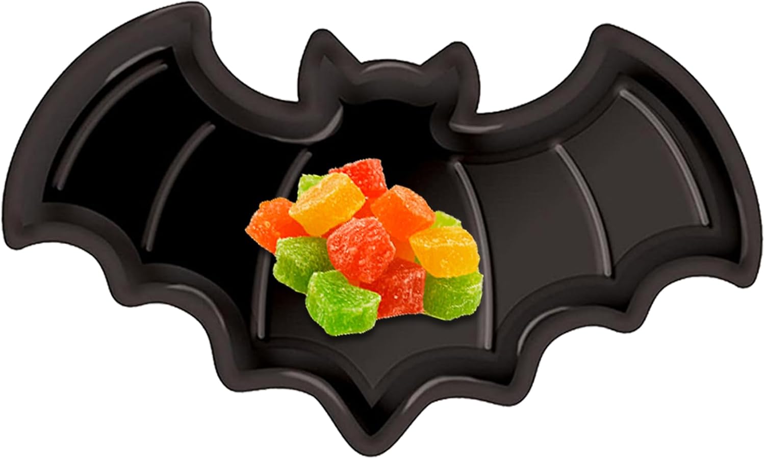 Cuenco para dulces de Halloween, bandeja de aperitivos de calabaza, plato decorativo de Halloween para interiores y exteriores, decoración de