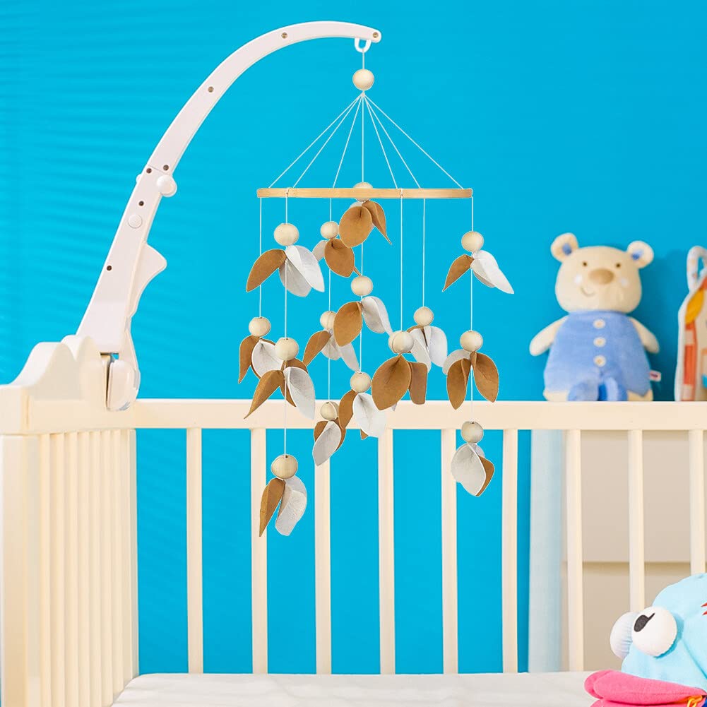 Móvil para bebé, campana de cama con bola de fieltro, para guardería, móvil, colgante de bebé, juguete para cuna, móvil para niñas, niños,