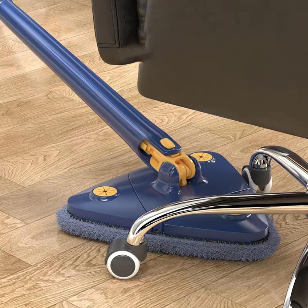 Shine Mop Triangle – Trapeador triangular original giratorio de 360, trapeador de limpieza ajustable giratorio de 360, trapeador de limpieza