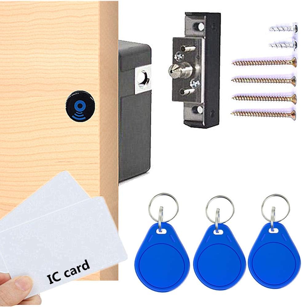 Cerradura electrónica para gabinete, cerradura electrónica RFID, cerradura oculta, cerradura de sensor electrónico, sin perforaciones, cerradura de