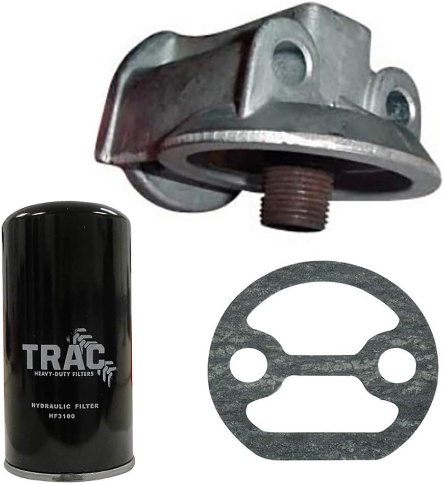 Stevens Lake Parts Un nuevo filtro de aceite giratorio con cabezal y junta para Ford, se adapta a Fordson, se adapta a Massey Ferguson, se adapta a