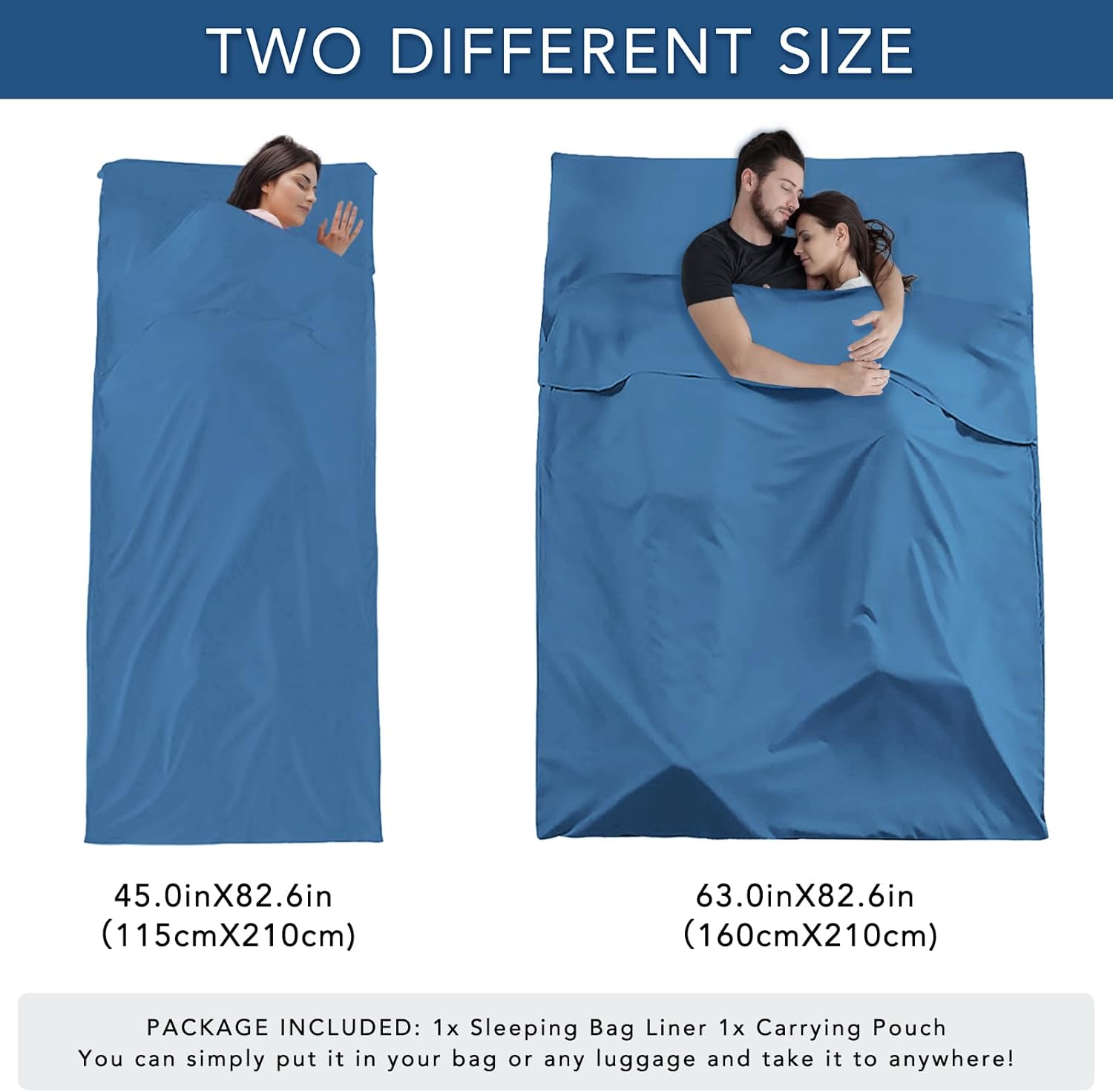 dgdgcool Forro para saco de dormir, sábana de camping, saco de dormir para adultos, sábanas de viaje, saco de dormir para mochileros, hoteles y