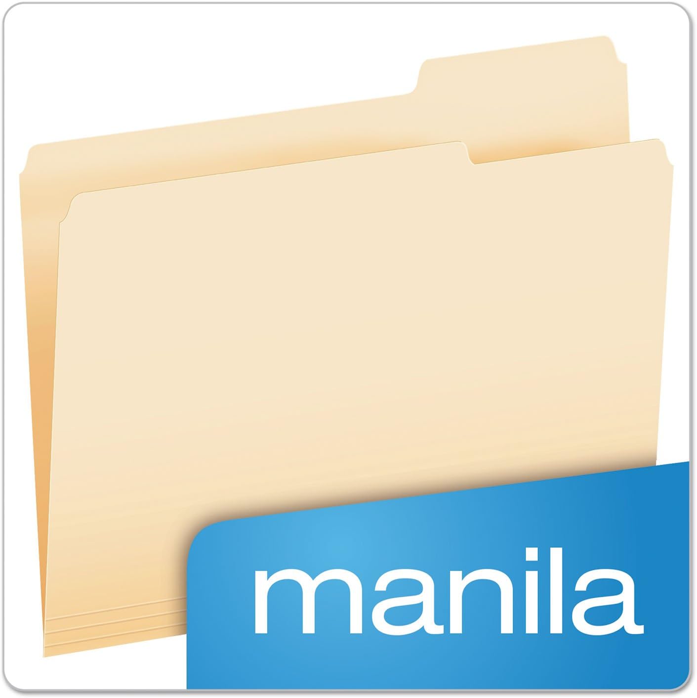 Pendaflex Essentials Carpetas para archivos, tamaño carta, Manila, 100 unidades por caja, Manila