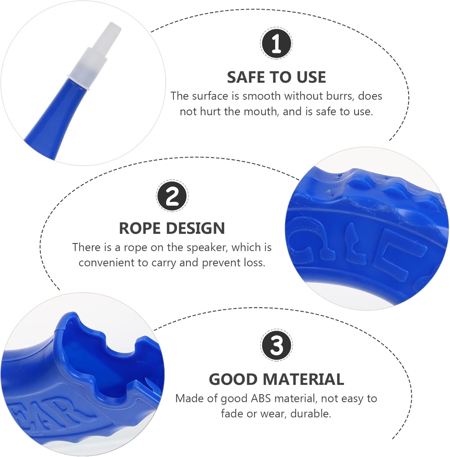 jojofuny Juguetes para niños, cuerno de aire, 4 piezas, juguete de plástico, magnífico surtido de silbato para niños, juguetes de cuerno de Hashaná
