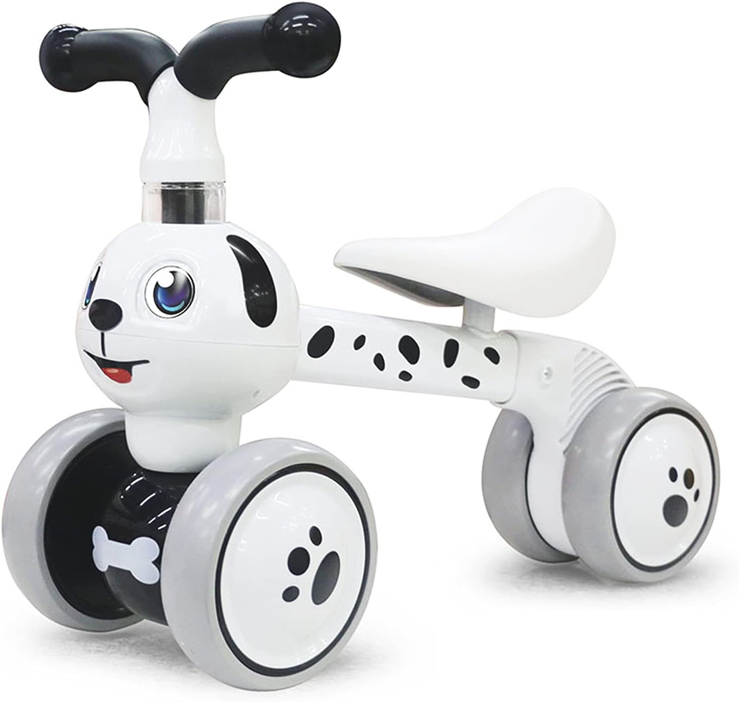 Ancaixin Bicicletas de equilibrio para bebés para niños de 1, 2, 3 años, juguetes de equitación para niños de 10 a 36 meses, sin pedales, 4 ruedas,