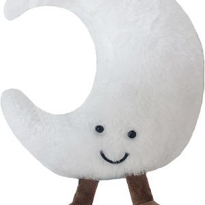 New Moon Sunshine – Almohada de peluche con linda sonrisa y diversión, juguete de peluche suave para regalo de cumpleaños de niños (A) New Moon Sunshine – Almohada de peluche con linda sonrisa y diversión, juguete de peluche suave para regalo de cumpleaños de niños (A)
