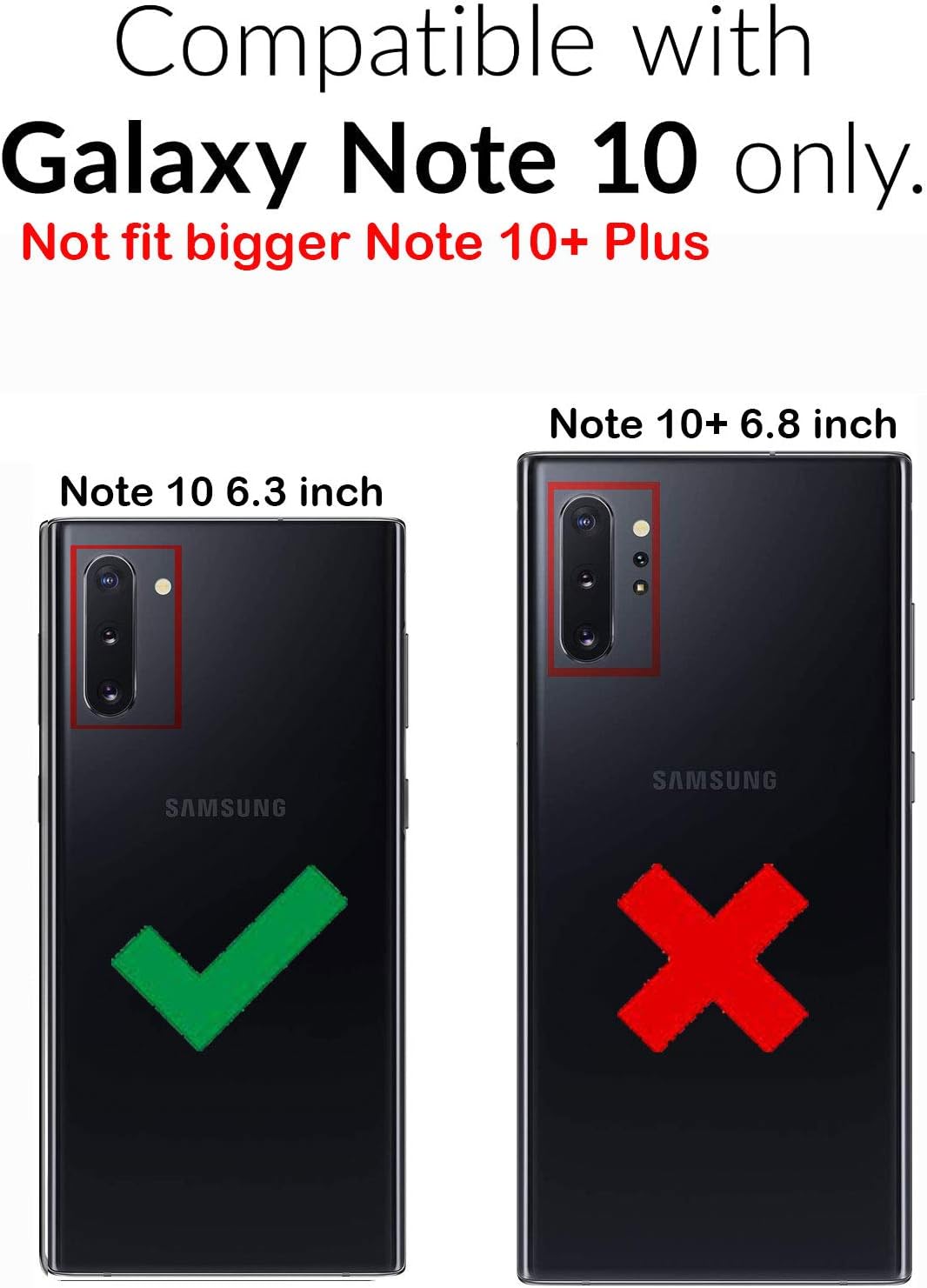 J.west Funda para Galaxy Note 10 de 6.3 pulgadas, delgada, mate, estampado de leopardo, guepardo suave, TPU a prueba de golpes, funda protectora