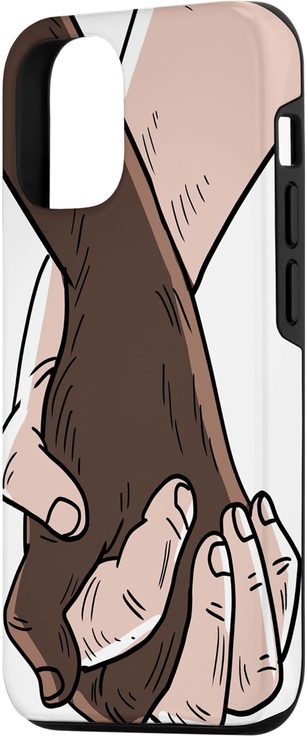 iPhone 13 Pro Holding Hands BLM Cool Equality Black Pride African Gift Case
