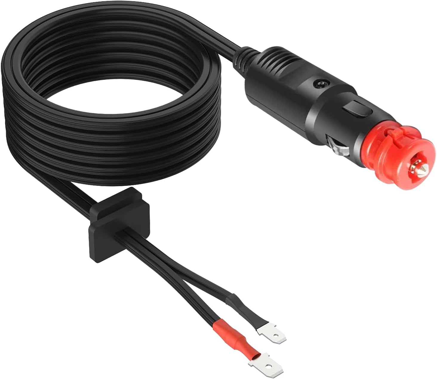 Enchufe de alimentación para enfriador termoeléctrico de 12 voltios, repuesto de 12 V, piezas de enfriador Coleman de 9.8 pies con fusible de 15 A,