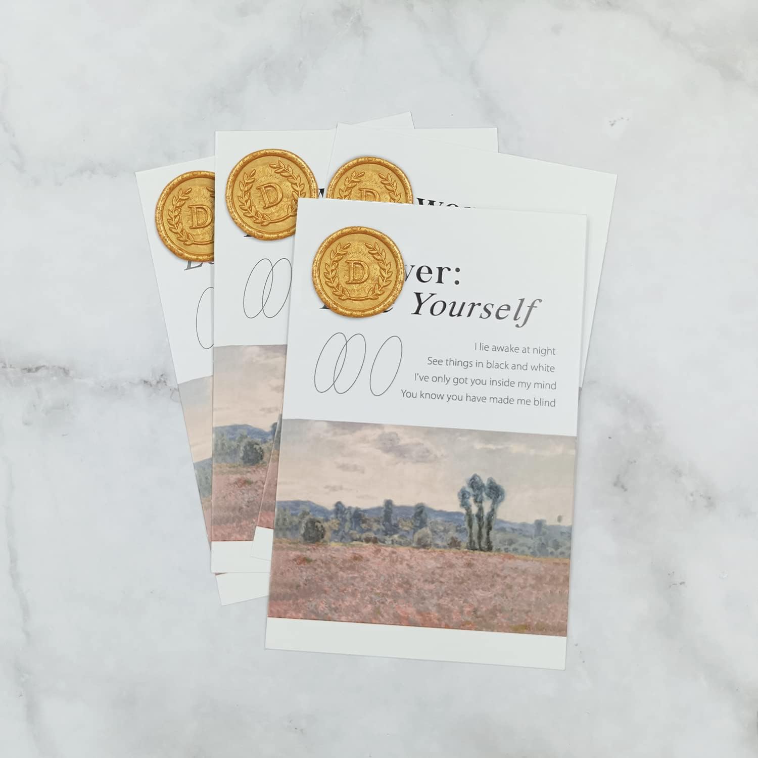 25 calcomanías adhesivas de cera con letra P doradas, hechas a mano, sin necesidad de sellar, rasgar y usar calcomanías de cera para invitaciones de