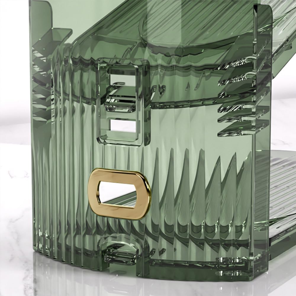 Organizador de ranuras para zapatos, apilador de zapatos ajustable, ahorrador de espacio, material grueso, soporte de doble plataforma para