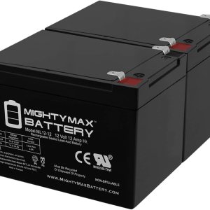 Mighty Max Battery Batería de 12V 12AH para Buzzaround XL Scooter GB116 GB117-2 Pack Mighty Max Battery Batería de 12V 12AH para Buzzaround XL Scooter GB116 GB117-2 Pack