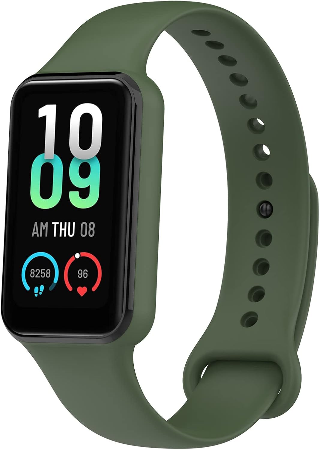 Chofit Bandas compatibles con Amazfit Band 7, correa deportiva de TPU suave, correa de repuesto Amazfit 7 Smartwatch para mujeres y hombres, paquete