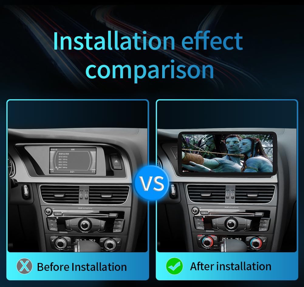 Android 13 CarPlay para Audi A4 B8 A5 2009-2016 MMI High CD Changer GPS Car Multimedia Player Navegación Auto Radio Estéreo DSP WiFi Netlifx.