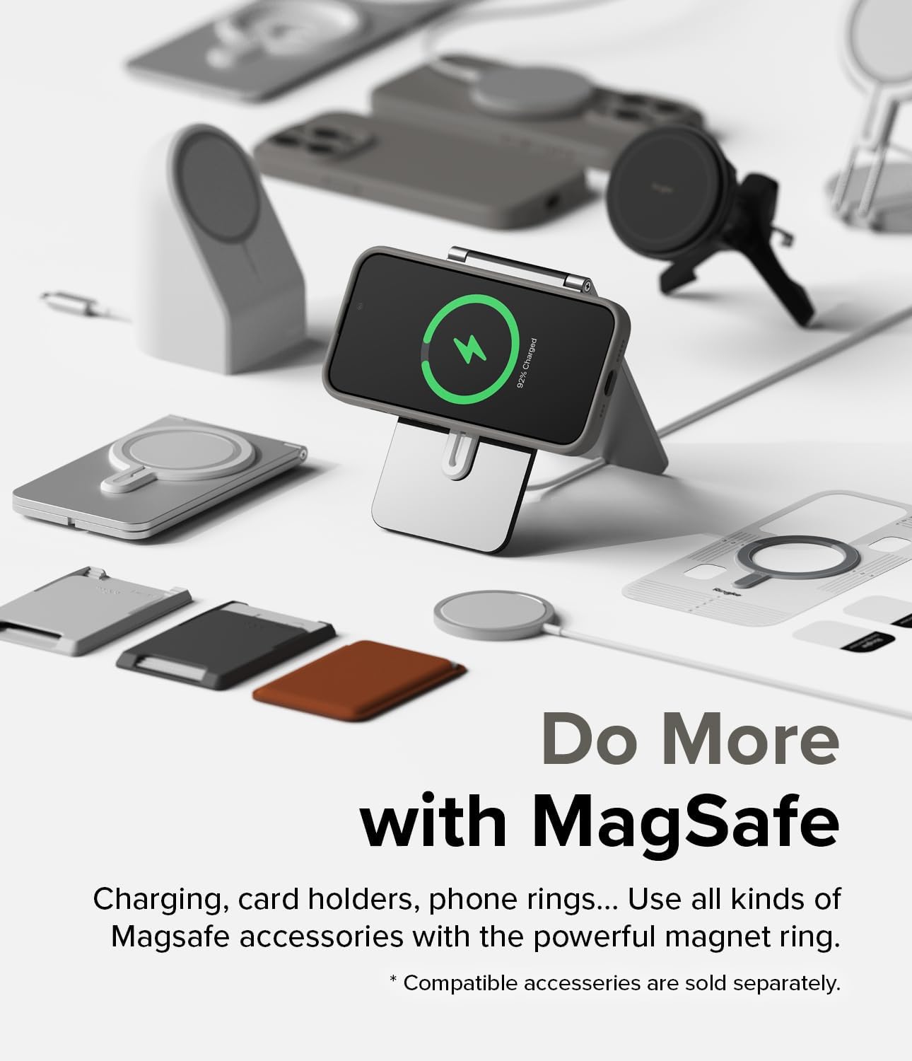 Ringke Funda magnética de silicona compatible con MagSafe diseñada para iPhone 15 Pro Max, se siente aterciopelada, ligera, delgada, linda, suave,