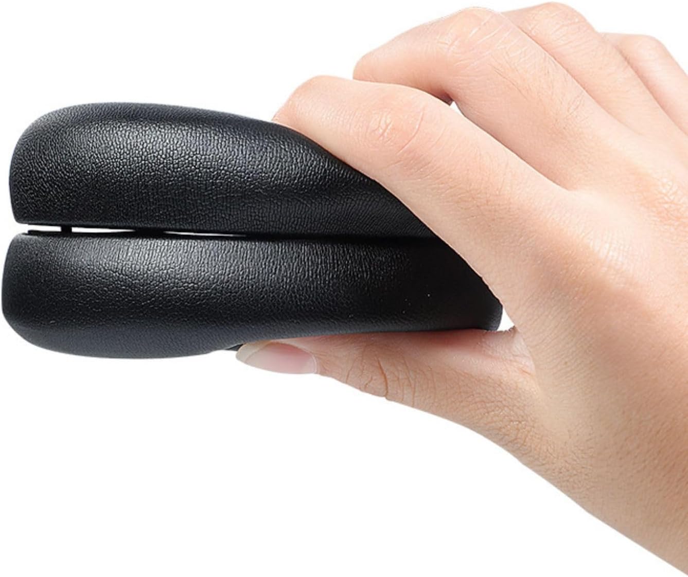 Almohadillas de repuesto Q30Q35 para Anker Soundcore Life Q30BT Q35BT Soundcore Auriculares Auriculares Funda de cuero Orejera, Negro