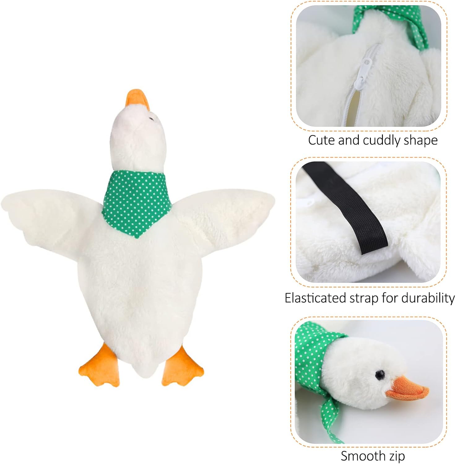 Soporte de pañuelos de felpa para automóvil, cajas Kleenex para automóvil, dispensador de pañuelos de pato lindo para automóvil, soporte para