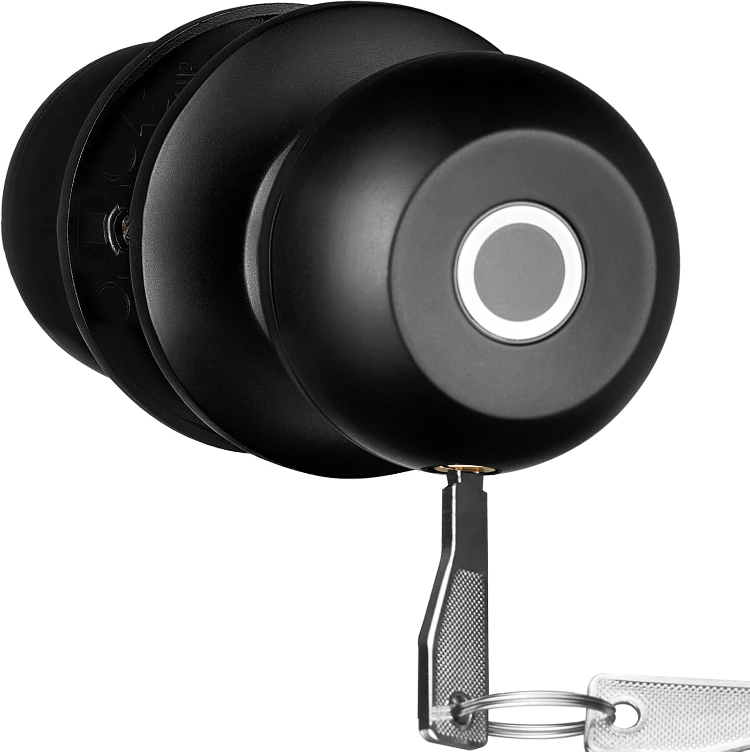 VEVOR Pomo de puerta inteligente, cerradura inteligente de huellas dactilares con control de aplicación, cerradura biométrica de puerta Bluetooth,