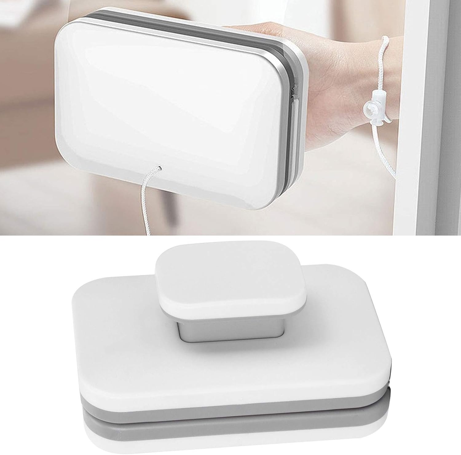 Limpiaparabrisas magnético de doble cara para ventana, deslizador magnético ajustable, cepillo de lavado de vidrio, herramientas para ventanas de