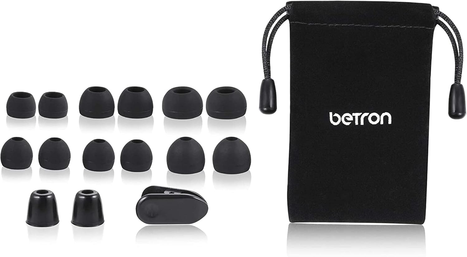 Betron B650 Auriculares con cable Auriculares con aislamiento de ruido en el oído con micrófono y control de volumen Potente sonido impulsado por