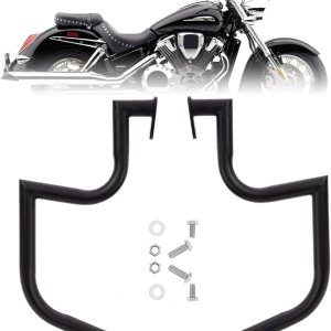 Barra de choque para VTX 1800 VTX1800N VTX1800R VTX1800R VTX1800S VTX1800 Honda (negro mate) Barra de choque para VTX 1800 VTX1800N VTX1800R VTX1800R VTX1800S VTX1800 Honda (negro mate)