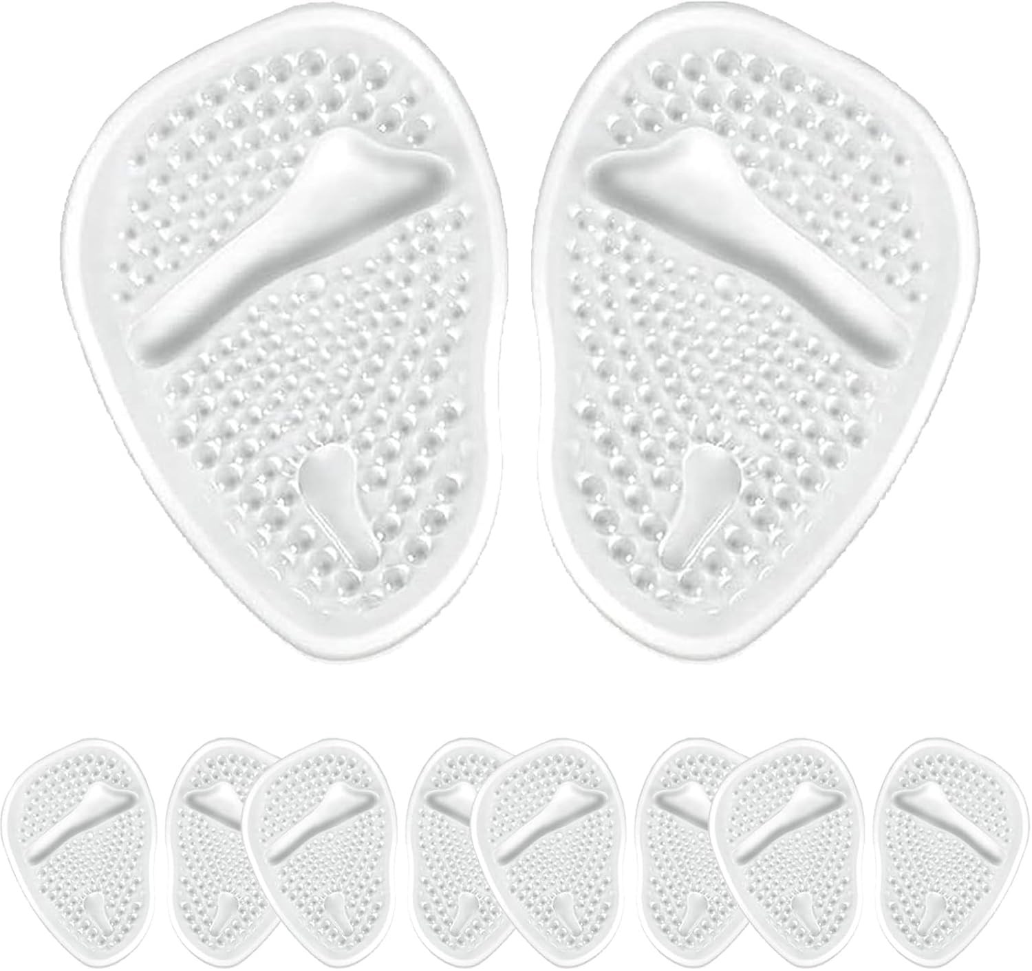 Almohadillas metatarsianas para mujer  Insertos de talón para mujer  Cojines de bola de pie (5 pares de almohadillas para pies), alivio del dolor y